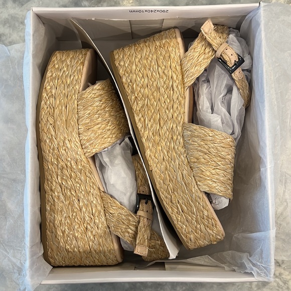 Superdown Raffia Woven Women’s Wedges. NWT. - Picture 3 of 13